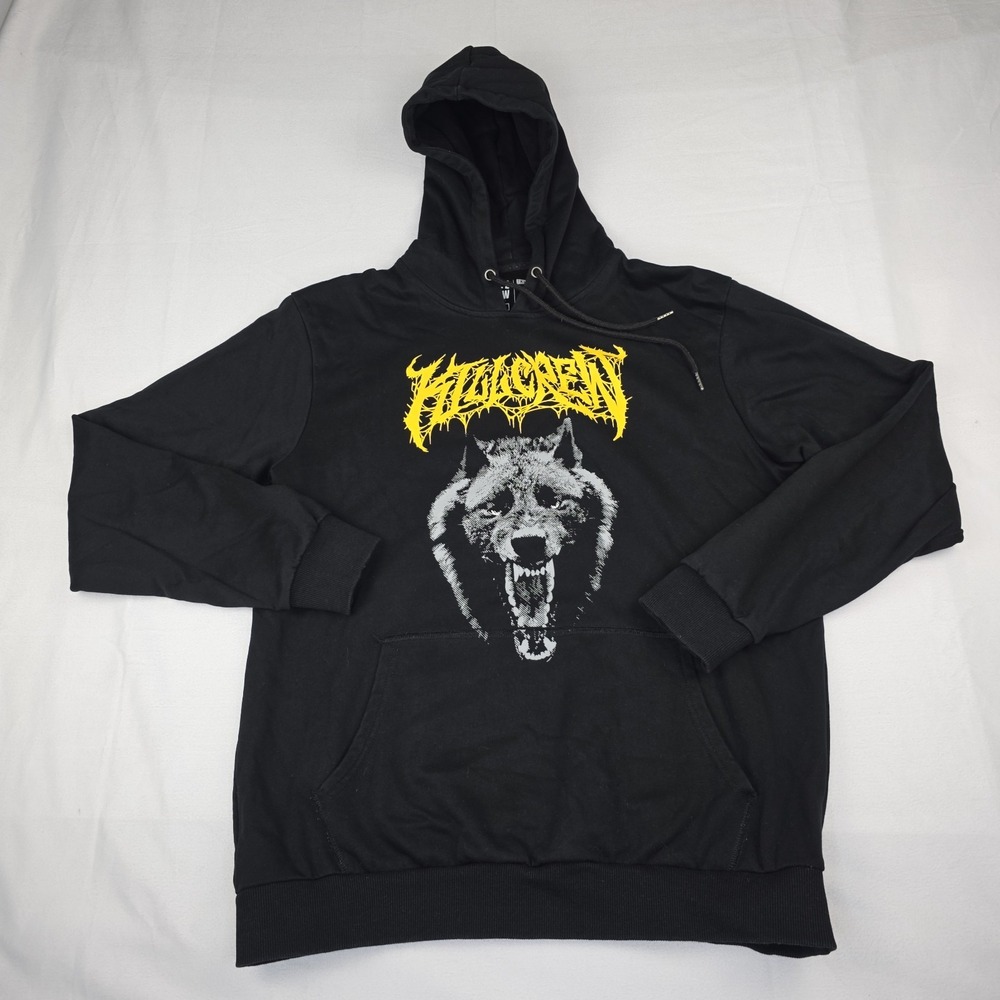 Kill Crew Hoodie Large Porrada Series Vol 1 Black Pullover Wolf Graphic Fleece